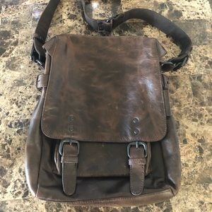 Aunts and Uncles Boss Messenger Bag - Dark Brown